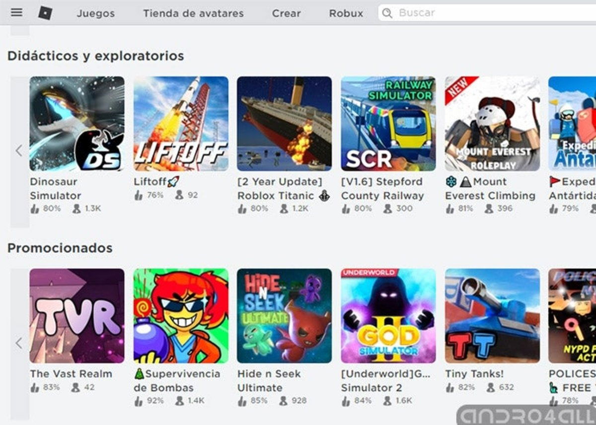 Cuantos juegos existen en Roblox