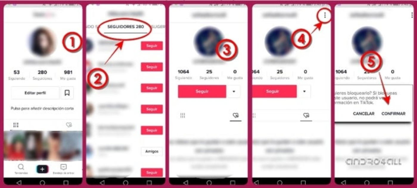 Cómo eliminar seguidores en TikTok