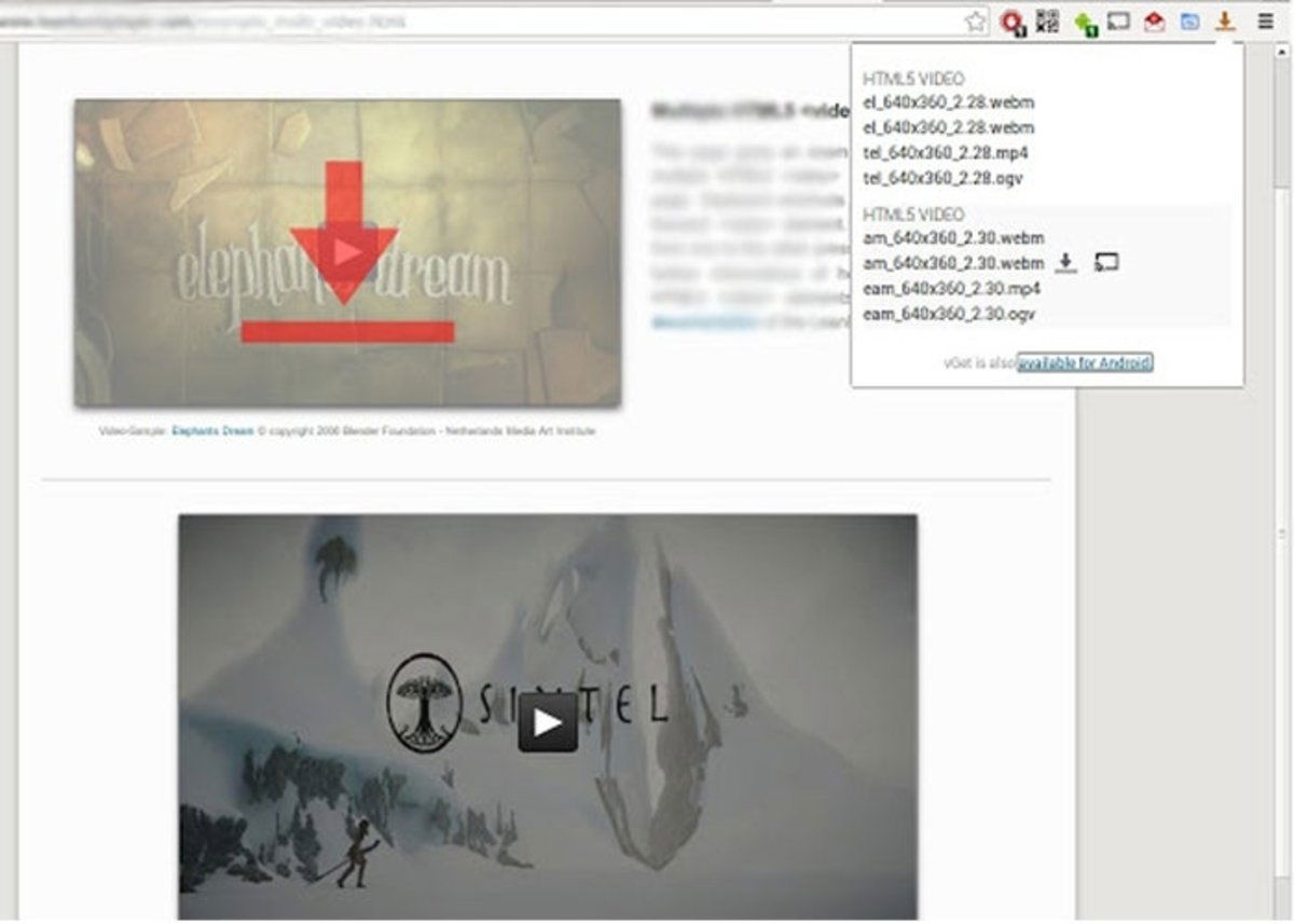 Una de las mejores extensiones para descargar vídeos de Google Chrome con VGet Extension