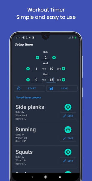 App de la semana: crea tus propias rutinas de ejercicios con este temporizador minimalista