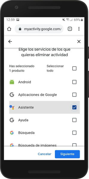 Cómo borrar todo lo que le has dicho a Google Assistant, Alexa o Siri