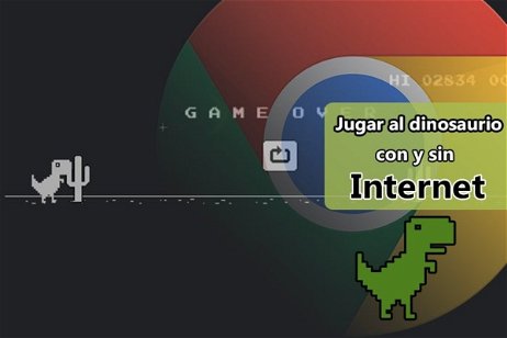 Cómo jugar al dinosaurio de Google con y sin conexión a Internet