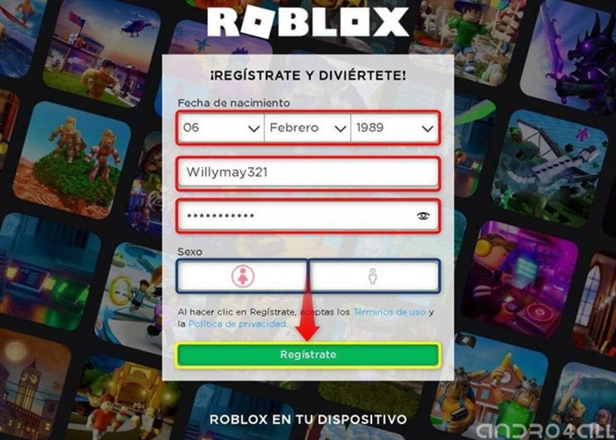 Cómo Registrarse o Hacer Login en Roblox Fácilmente ¿Dónde Entrar