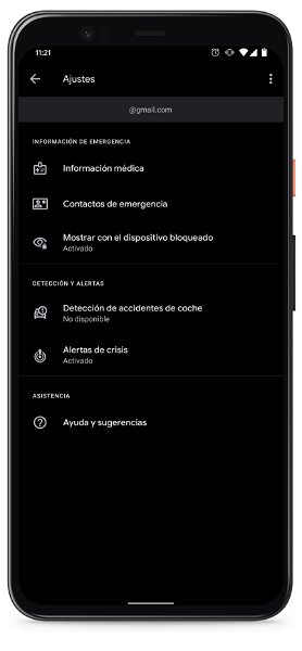 Cómo añadir información de emergencia en un móvil Android, y para qué sirve