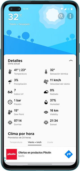 Las mejores aplicaciones del tiempo para Android