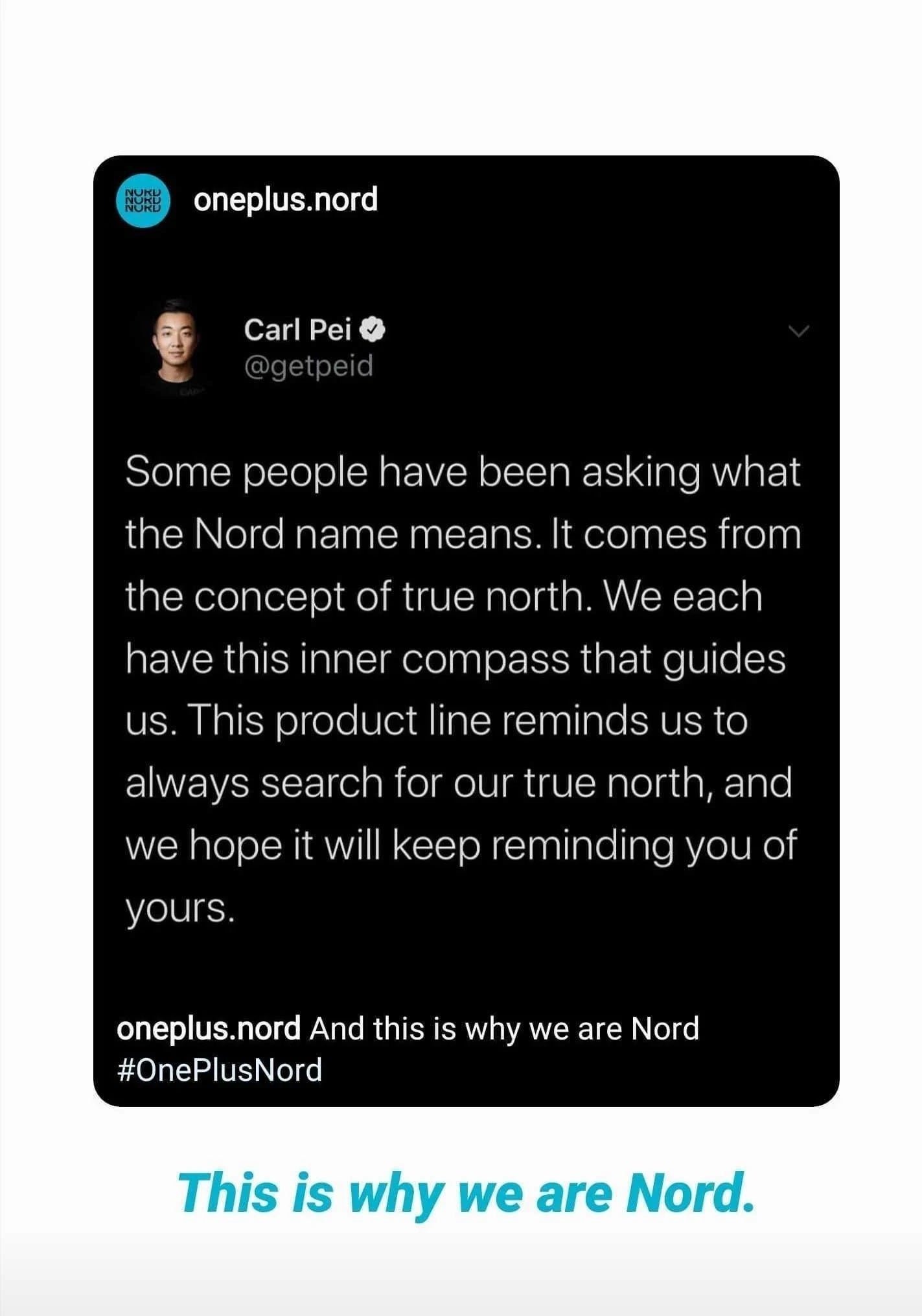 Carl Pei explica por qué el nombre OnePlus Nord