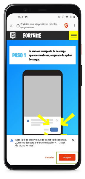 Cómo descargar Fortnite en Android fuera de Google Play