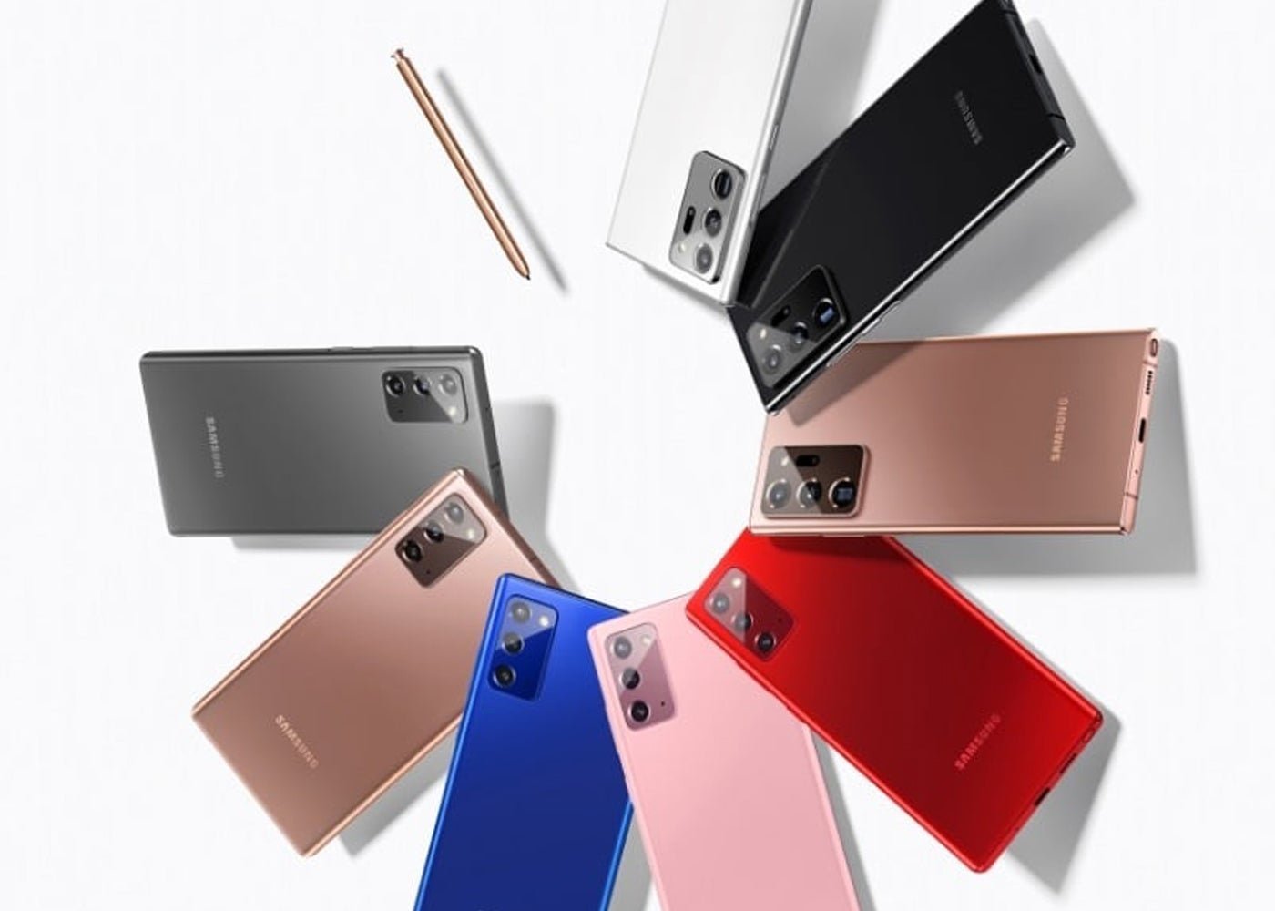 Colores del Samsung Galaxy Note20