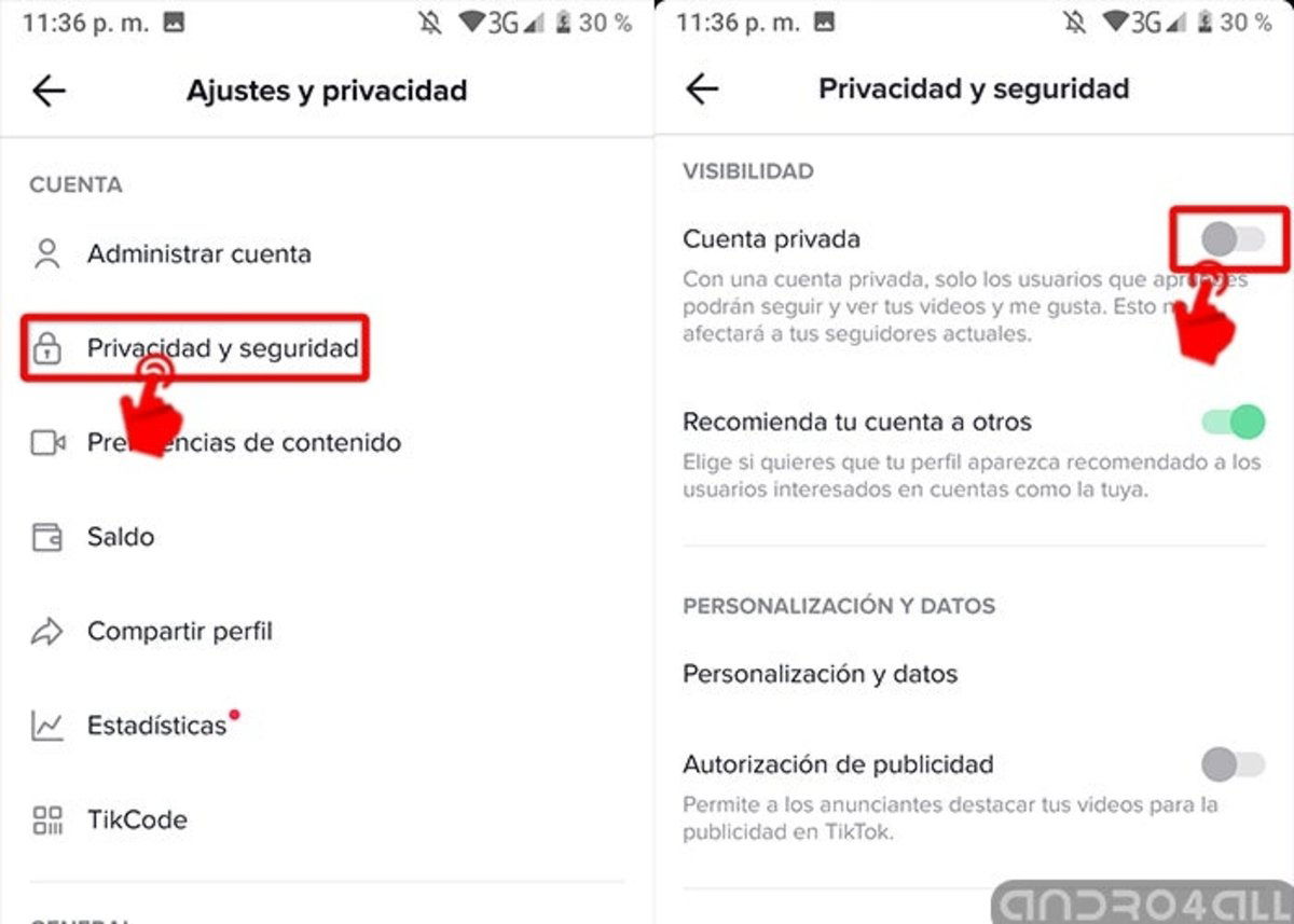 Cómo Poner Tu Cuenta De Tiktok Privada O Subir Vídeos Privados 