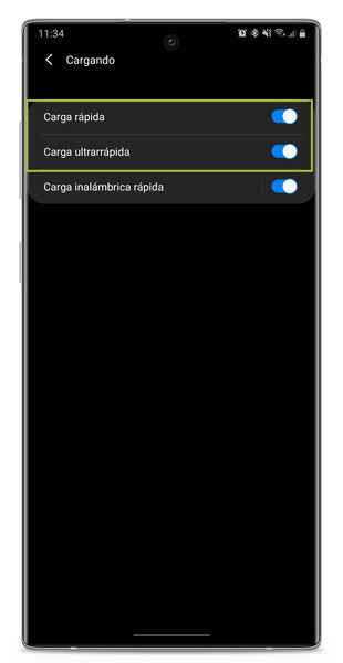 Así puedes reducir o desactivar la carga rápida de tu móvil para cuidar la batería