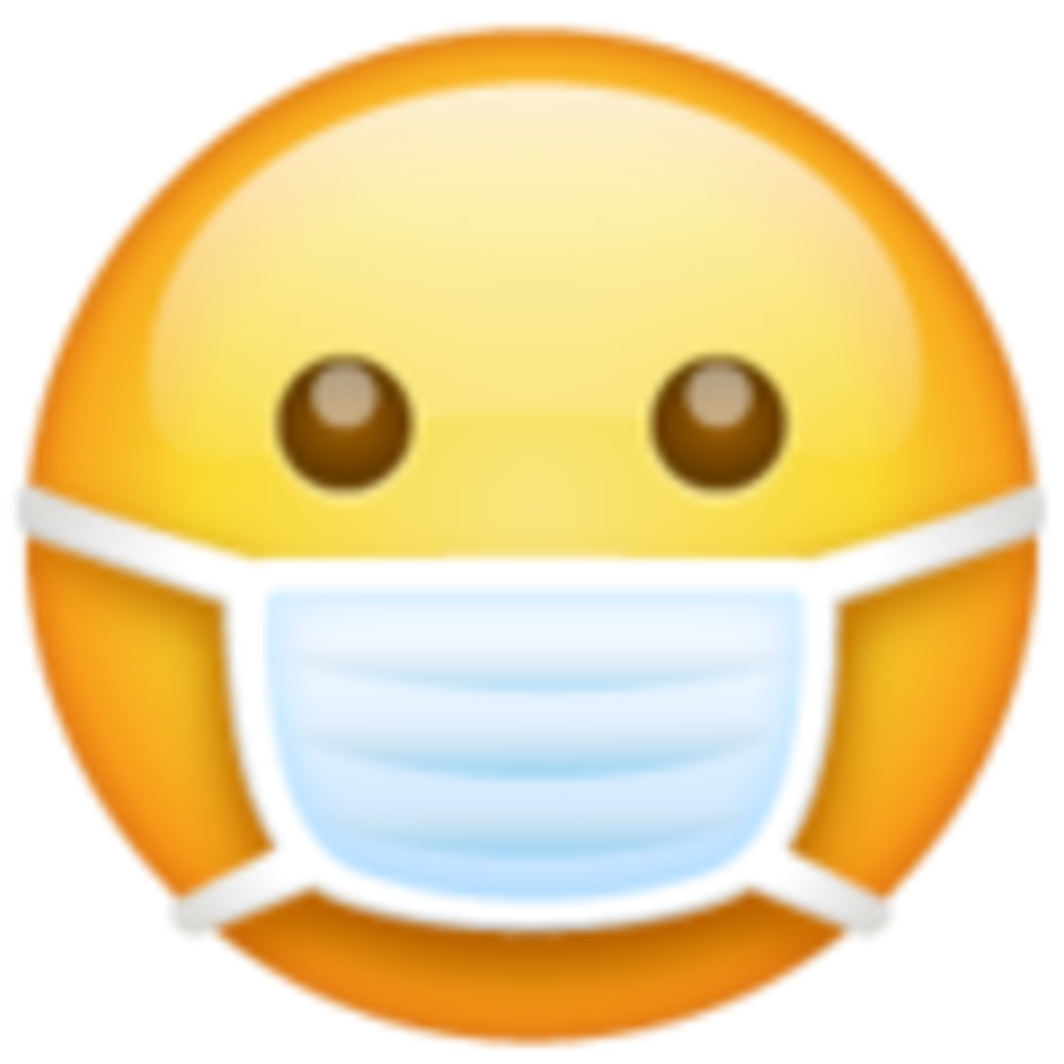 Emoji 1f637 con mascarilla medica