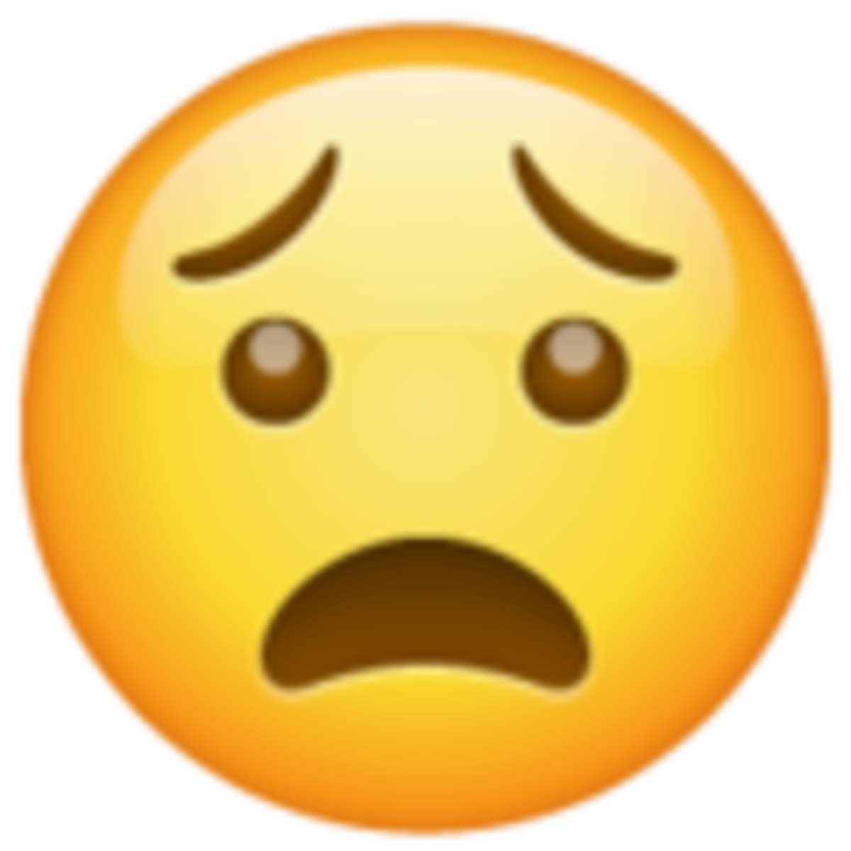 Emoji de angustia