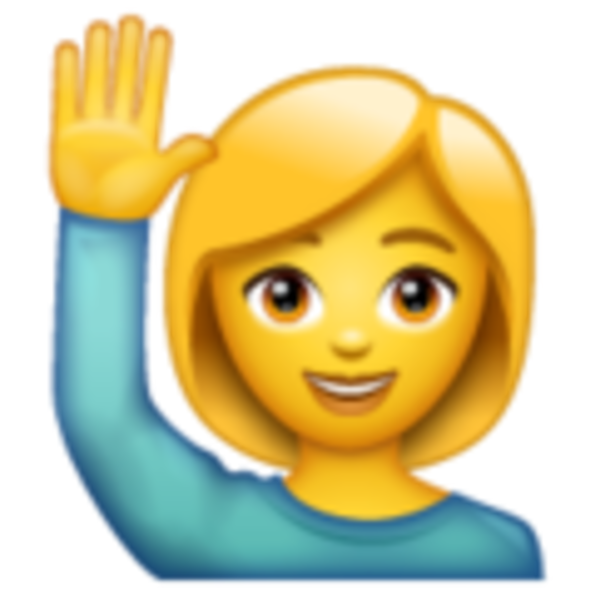 Emoji de brazo levantado