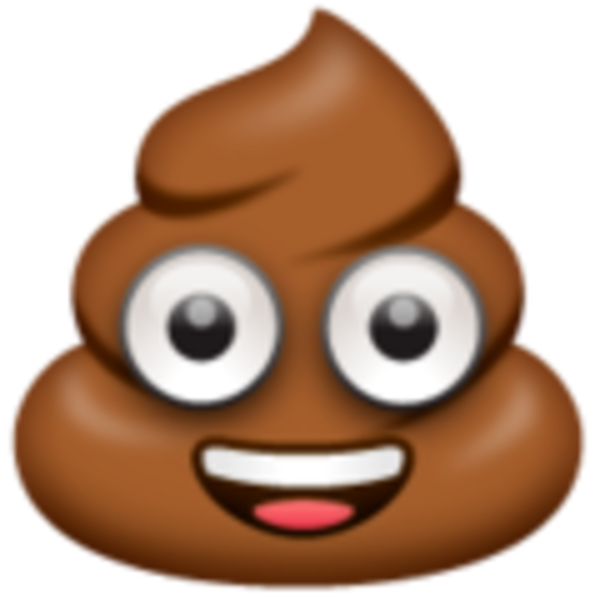 Emoji de caca con ojos