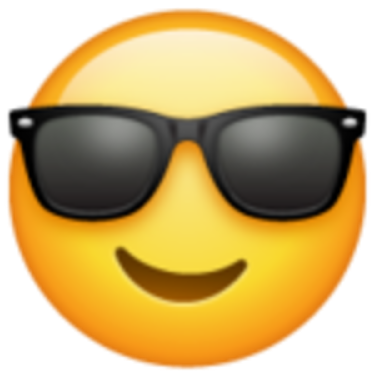 Emoji de cara con gafas de sol1f60e