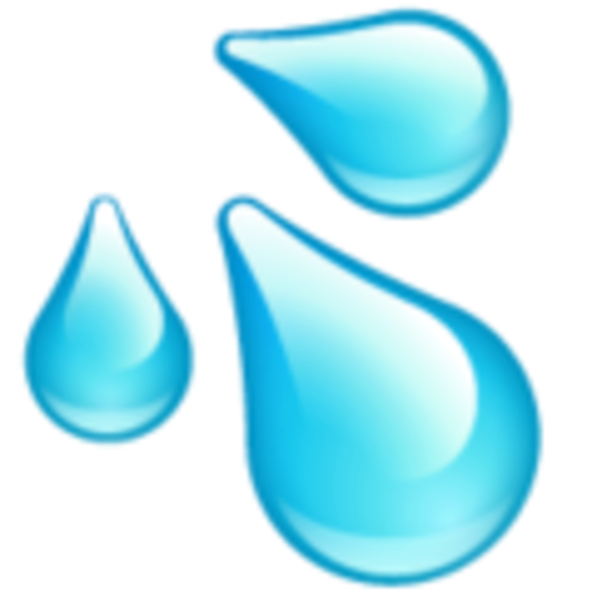 Emoji de gotas de sudor