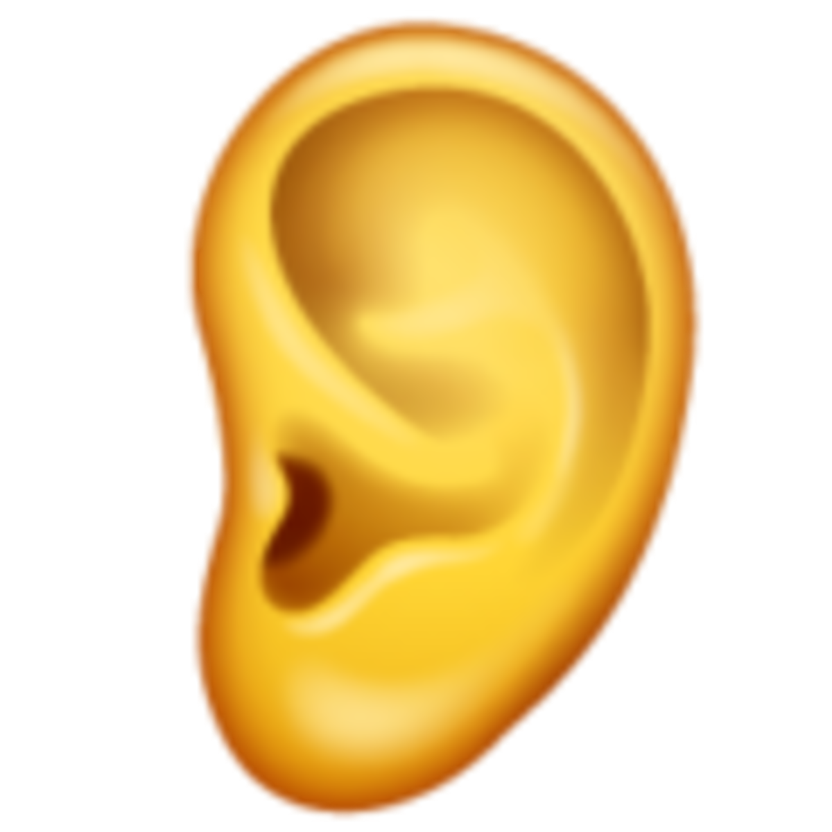 Emoji de oreja en WhatsApp