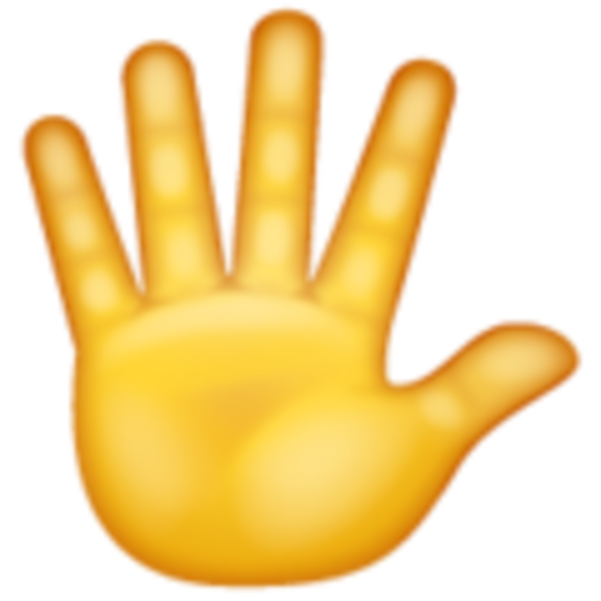 Emoji de palma de la mano