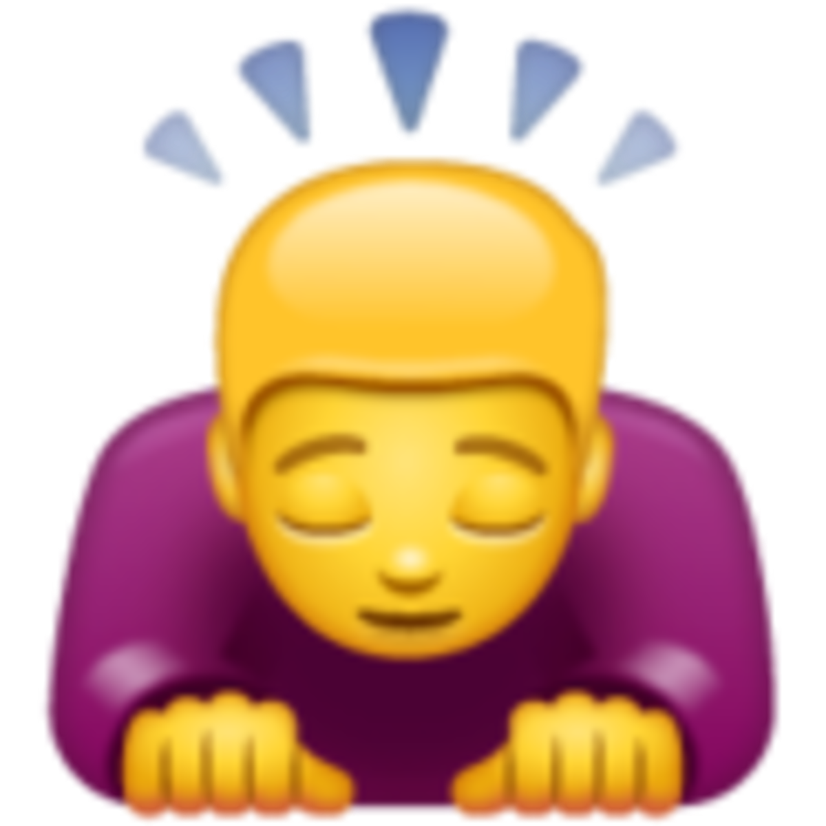 Emoji de reverencia.