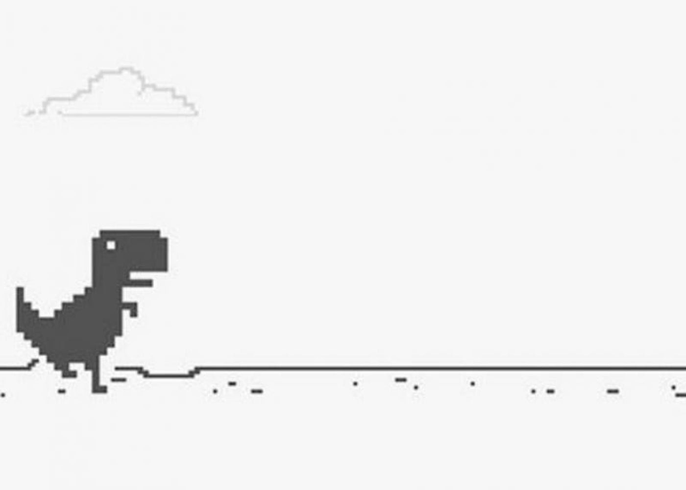 T-REX CORRE COMO NARUTO!! - Google T-Rex pixelado 