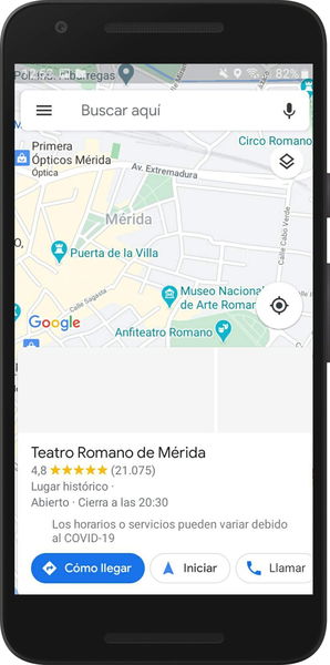 Guardar favorito en Google Maps