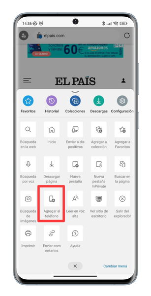 Crea un acceso directo a una página web en la pantalla de inicio de tu móvil Android