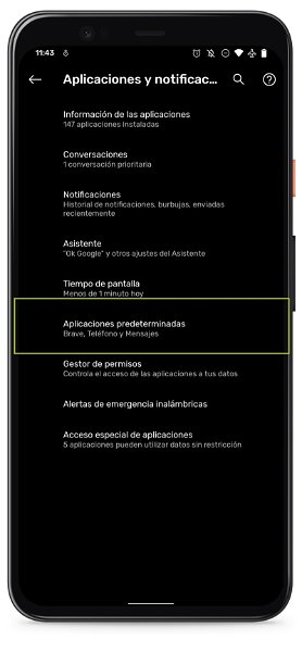 Cambia las aplicaciones predeterminadas en Android de forma fácil y rápida