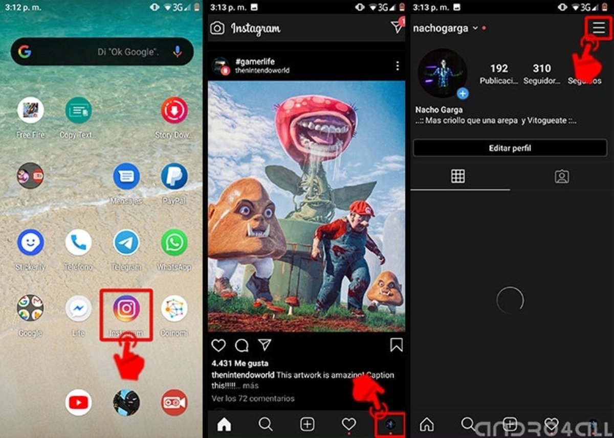 Cerrar la sesion de Instagram desde Android e iOS