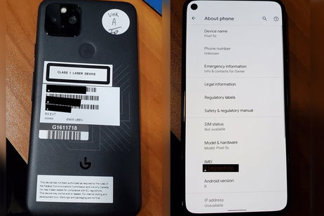 El Google "Pixel 5s" se deja ver en fotos reales por primera vez El Google "Pixel 5s" se deja ver en fotos reales por primera vez