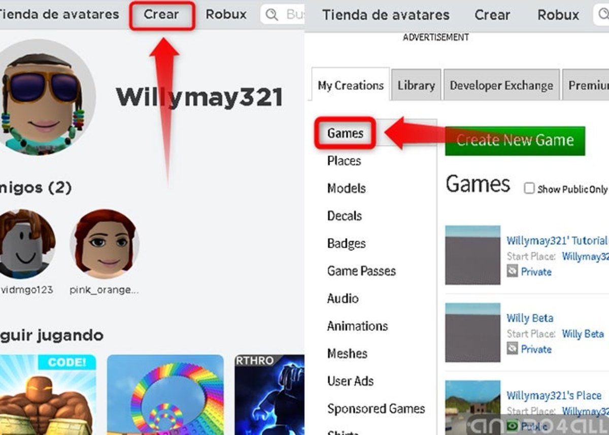 Cómo crear Game Passes de Roblox y ponerlos a la venta