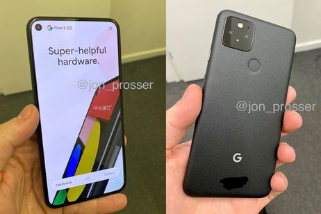 El Pixel 5 y su pantalla con biseles simétricos se dejan ver en imágenes reales El Pixel 5 y su pantalla con biseles simétricos se dejan ver en imágenes reales