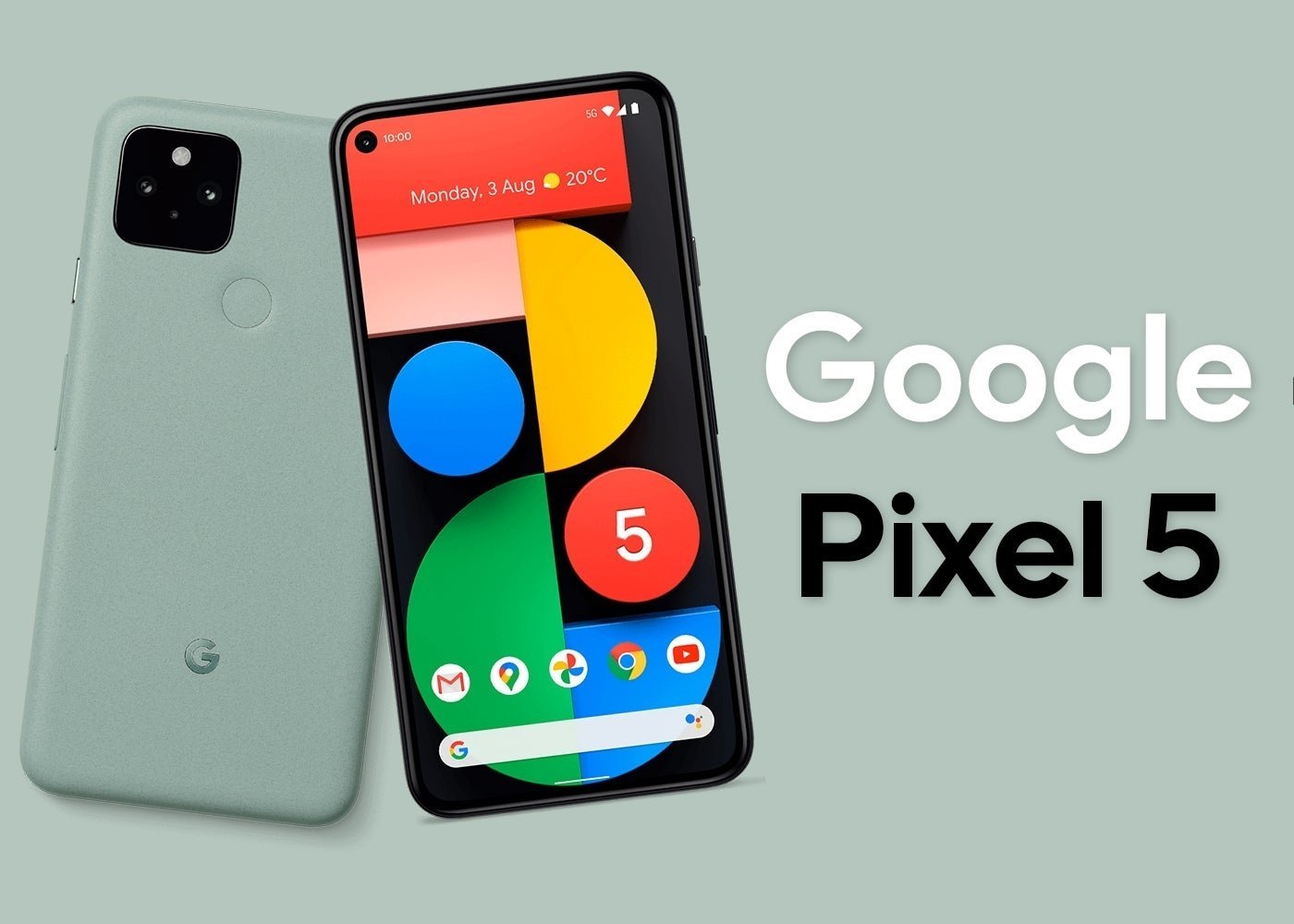 Google Pixel 5 en color verde