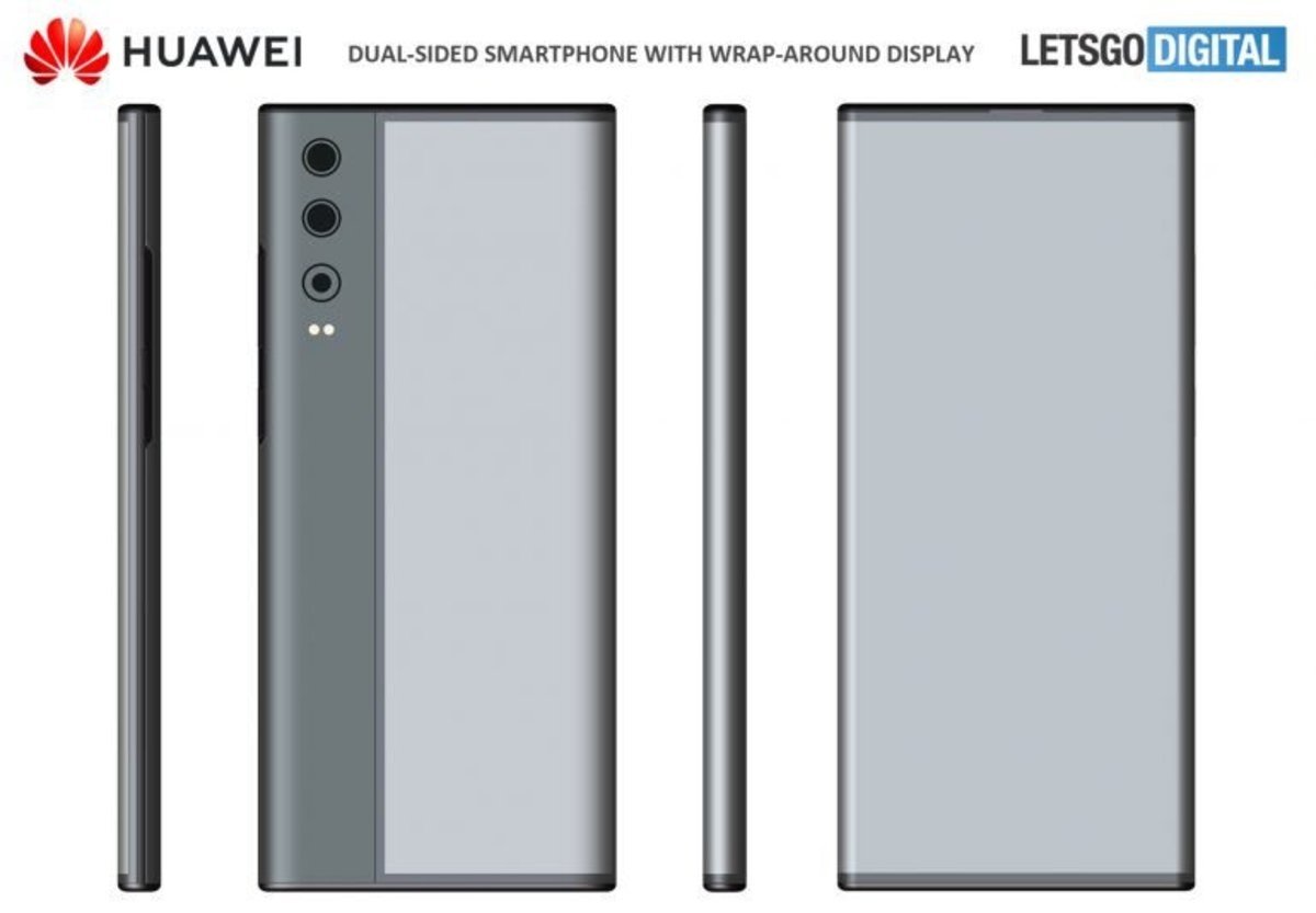Huawei patenta un móvil con pantalla similar al Mi MIX Alpha