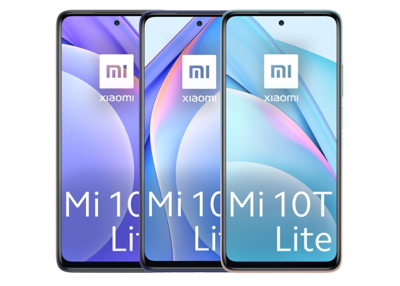 Los tres colores del Xiaomi MI 10T Lite