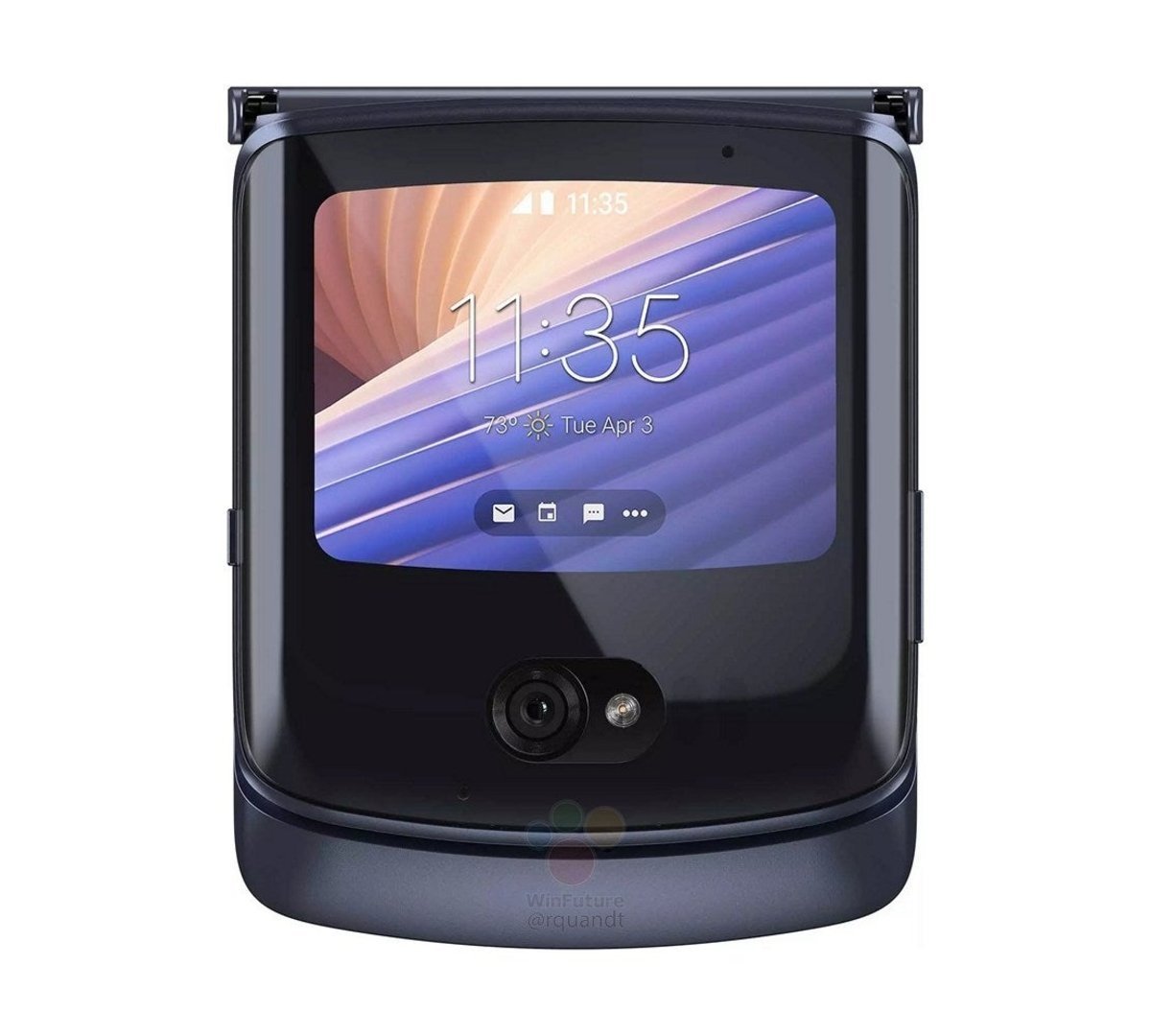 Pantalla externa del Motorola RAZR 2020