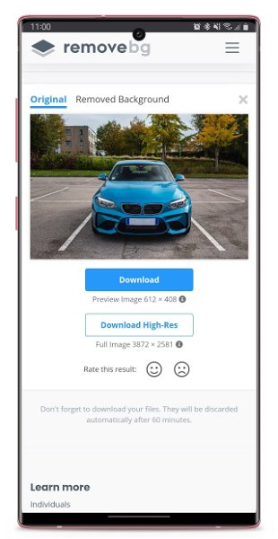 Cómo borrar el fondo de una foto rápido, fácil y gratis en Android