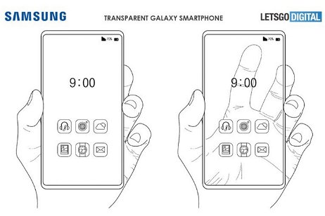 Samsung acaba de patentar el móvil transparente