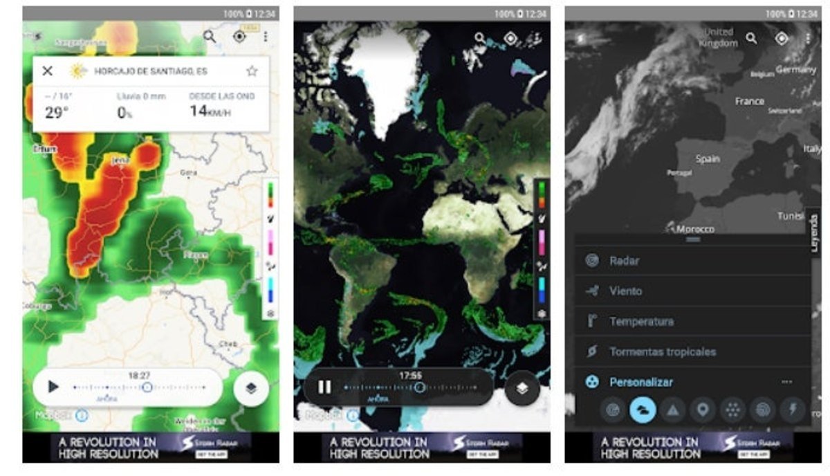 8 mejores apps de alarma de lluvia y tormentas para Android (2023)