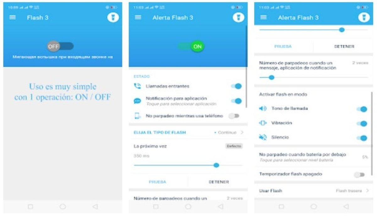 Usa el flash de tu móvil para llamadas y notificaciones con esta práctica app
