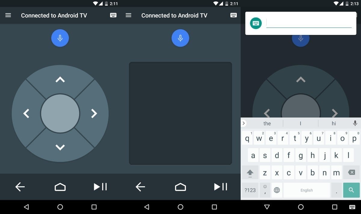 Usar móvil como teclado de Android TV