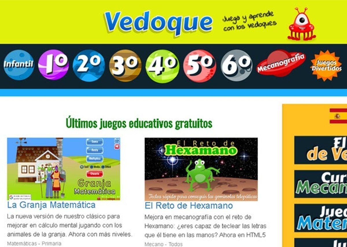 una de las mejores paginas web para aprender a leer es Vedoque