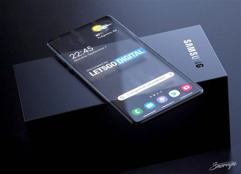 Samsung acaba de patentar el móvil transparente
