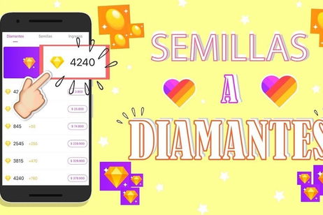 Cómo cambiar semillas por diamantes en Likee Cómo cambiar semillas por diamantes en Likee