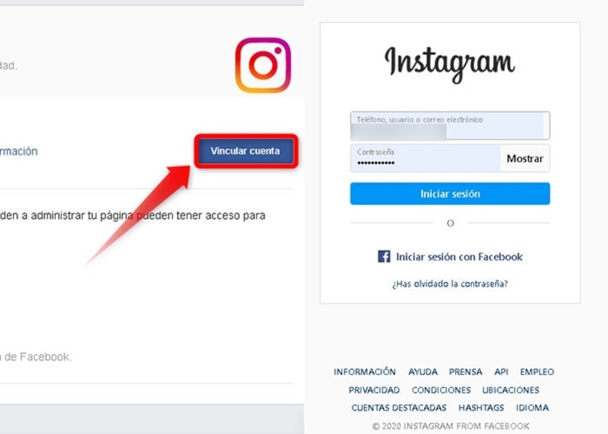 Como agregar una cuenta de Instagram a tu pagina de Facebook