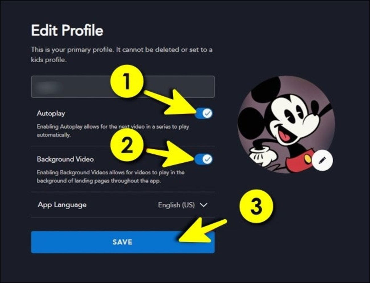 Cómo desactivar la auto reproducción en Disney+ y los vídeos de fondo