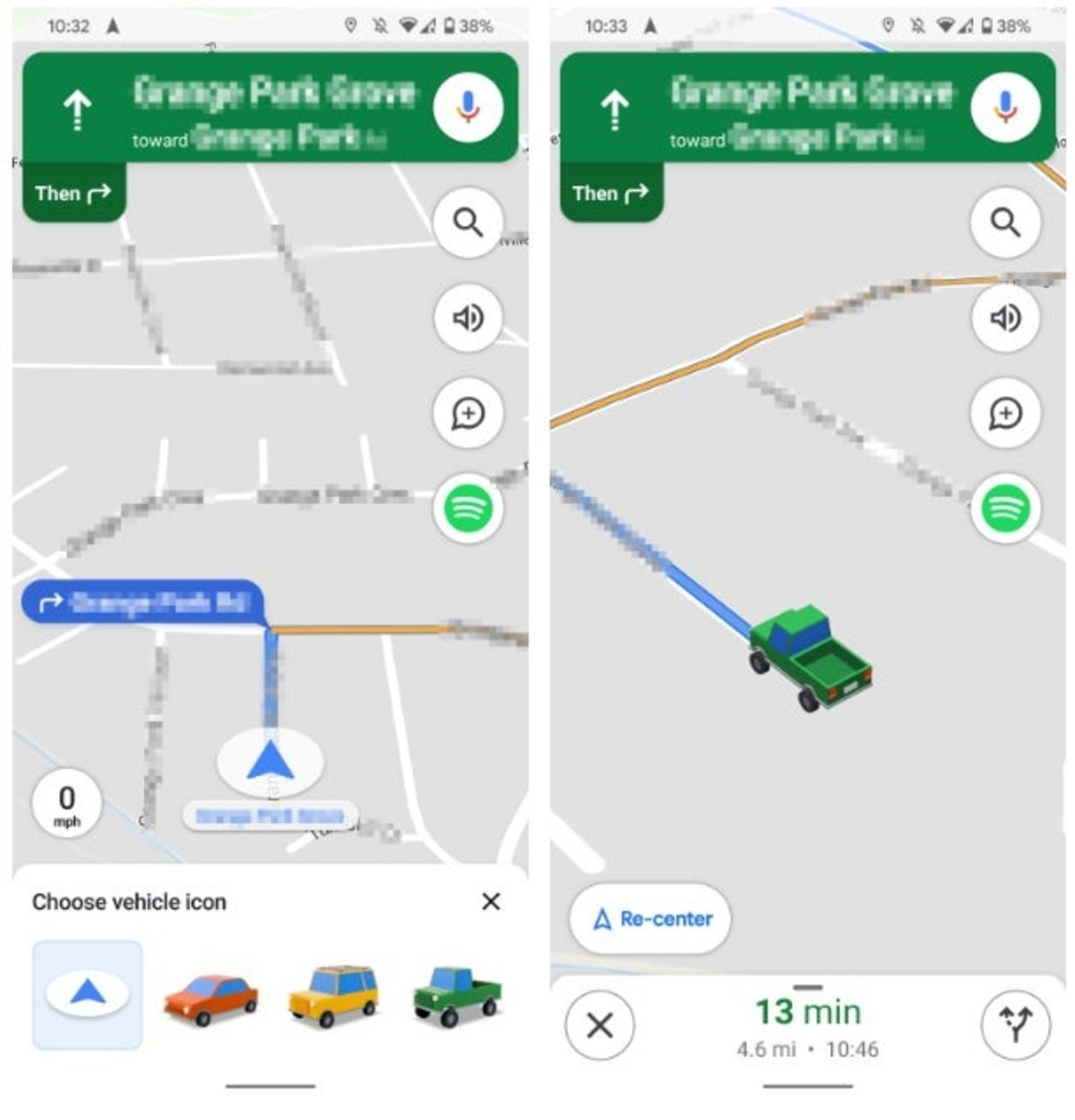 Google Maps nuevos iconos