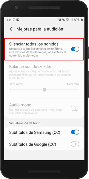 El truco para silenciar al 100% todos los sonidos de tu Samsung