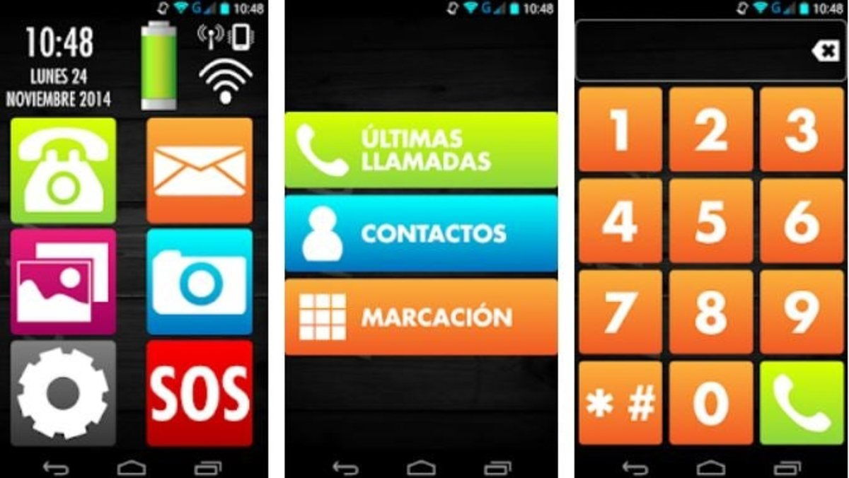 app para personas mayores help launcher