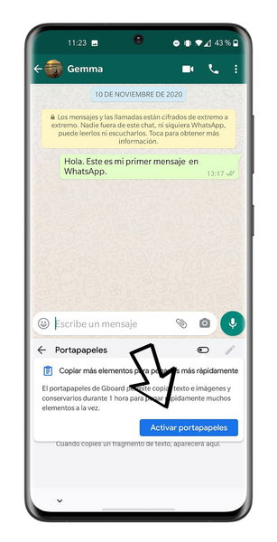 Portapapeles en Android: cómo activarlo y usarlo con el teclado de Google