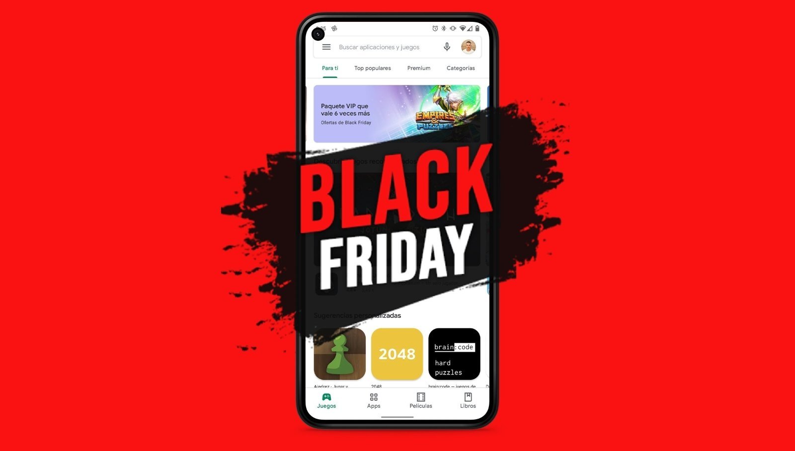Black Friday en Google Play Store